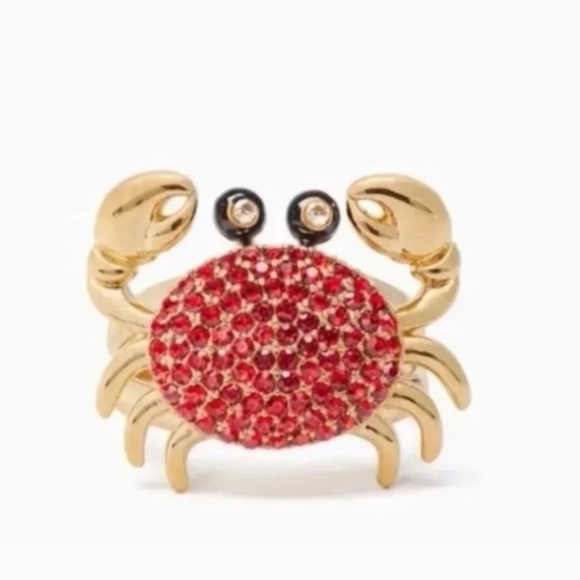 kate spade Jewelry - 🦀🔹️Kate Spade 🔹️ Shore Thing Crab Ring ($98) Sold Out size 6
